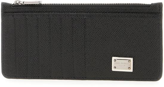  돌체앤가바나 Calfskin vertical 카드홀더 BP2172AG21980999 BLACK - DOLCE & GABBANA