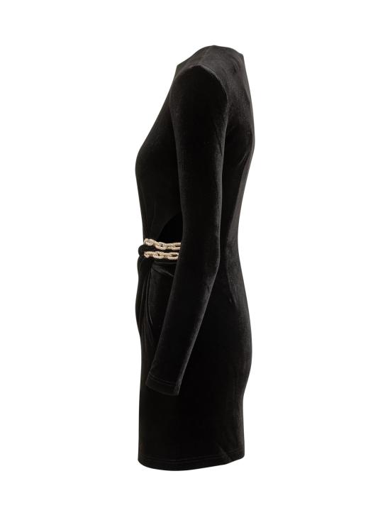 25FW 셀프 포트레이트 숏 원피스 AW25128SBBLACK - SELF PORTRAIT