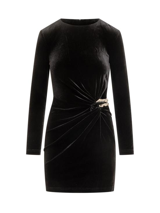 25FW 셀프 포트레이트 숏 원피스 AW25128SBBLACK