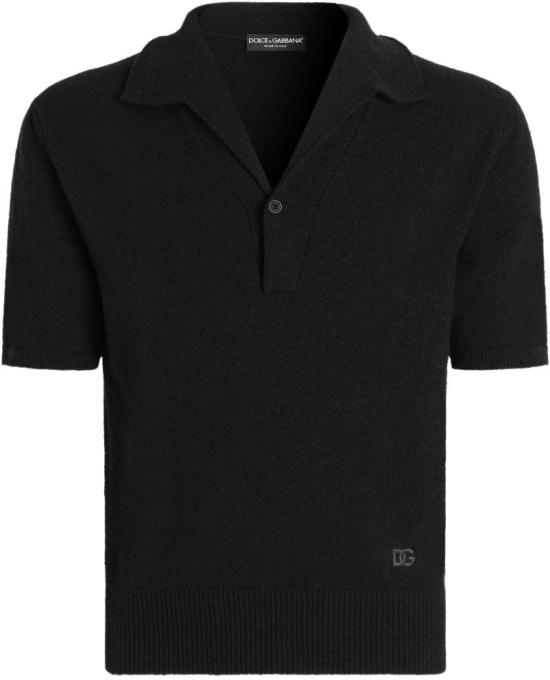 26SS 돌체앤가바나 폴로 티셔츠 GXZBHZJGMGXN0000 BLACK