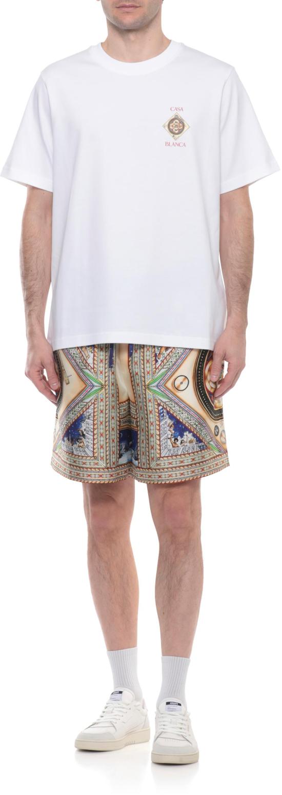 26SS 카사블랑카 탑 MSS26JTS00102 WHITE - CASABLANCA