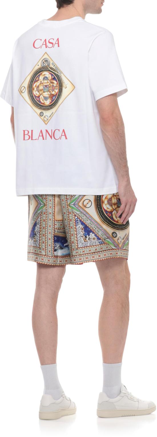 26SS 카사블랑카 탑 MSS26JTS00102 WHITE - CASABLANCA