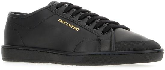 26SS 생로랑 GYM 짐 스무스 레더 스니커즈 82008700N001000 BLACK - SAINT LAURENT