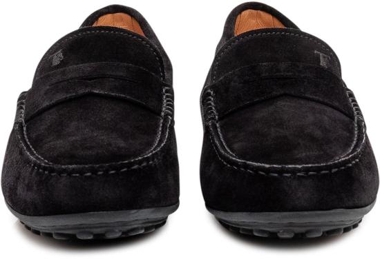 26SS 토즈 시티 고미노 스웨이드 드라이빙 슈즈 XXM76L0JM30RE0B999 BLACK - TODS