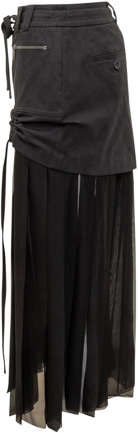 25FW 돌체앤가바나 데님 스커트 F4DAOTGDDHVN0000 BLACK - DOLCE & GABBANA