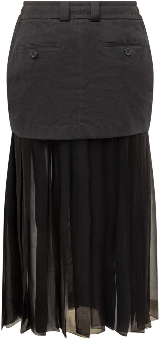 25FW 돌체앤가바나 데님 스커트 F4DAOTGDDHVN0000 BLACK - DOLCE & GABBANA