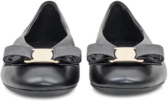 25FW 살바토레 페라가모 플랫 슈즈 01K2210782883001 BLACK - SALVATORE FERRAGAMO