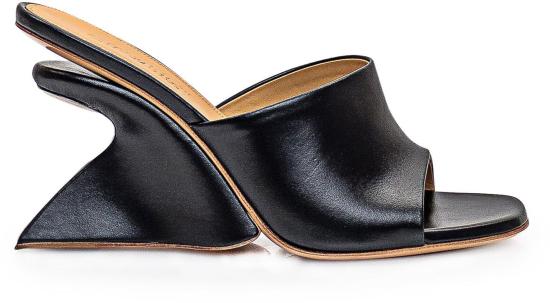  오프화이트 뮬/슬리퍼 OWIJ042S24LEA0011010 BLACK