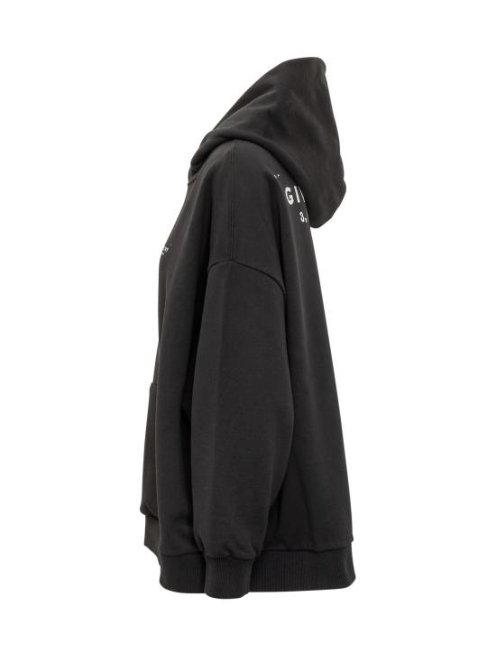 25FW 지방시 후드 티셔츠 BWJ04TP75N001 BLACK - GIVENCHY