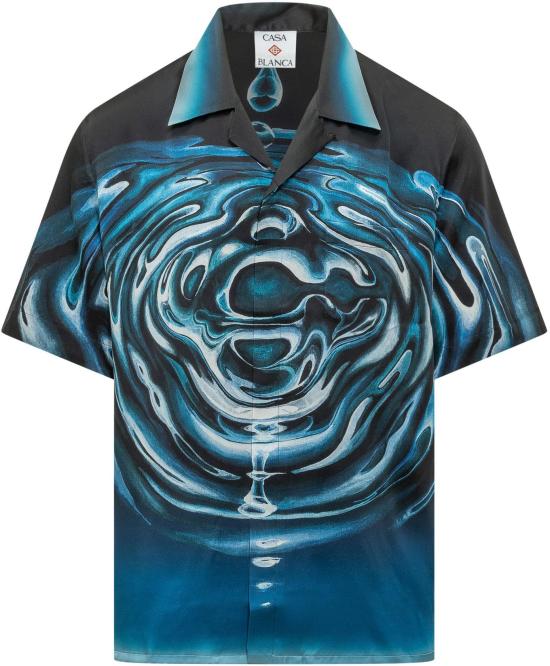 26SS 카사블랑카 반팔 셔츠 MSP26SH00308 NAVY