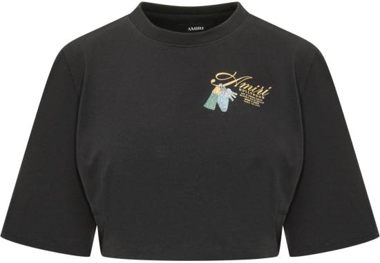 26SS 아미리 반팔 티셔츠 AWTOJR1053001 BLACK