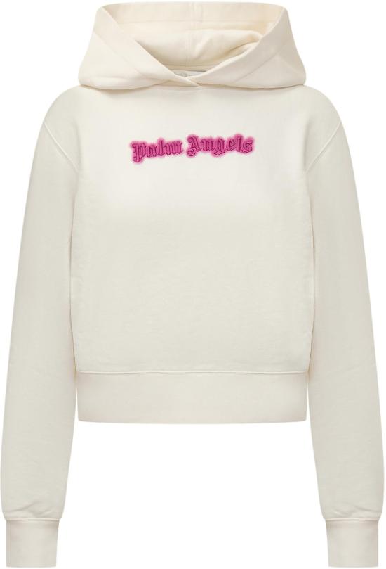 팜앤젤스 후드 티셔츠 PWBB069F24FLE0040332 WHITE