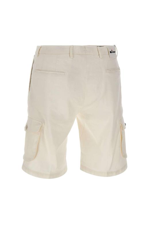 26SS 키톤 숏팬츠 UFPPBK0603F17003 WHITE - KITON