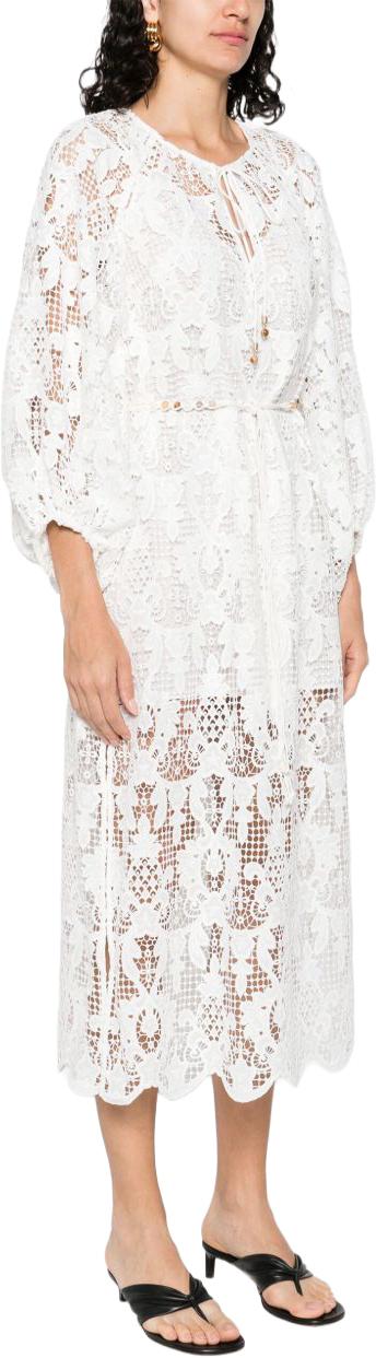 25FW 짐머만 롱 원피스 4561DSS254IVO WHITE - ZIMMERMANN