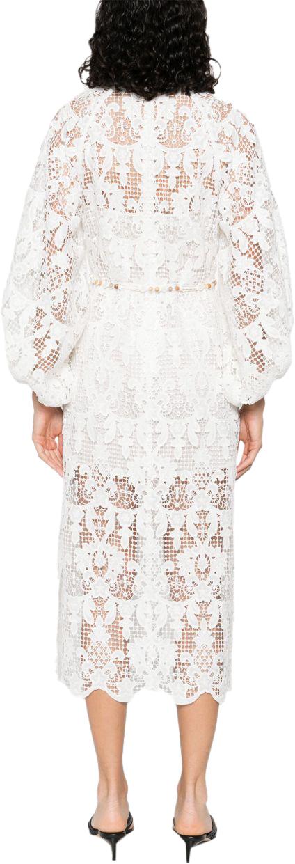 25FW 짐머만 롱 원피스 4561DSS254IVO WHITE - ZIMMERMANN