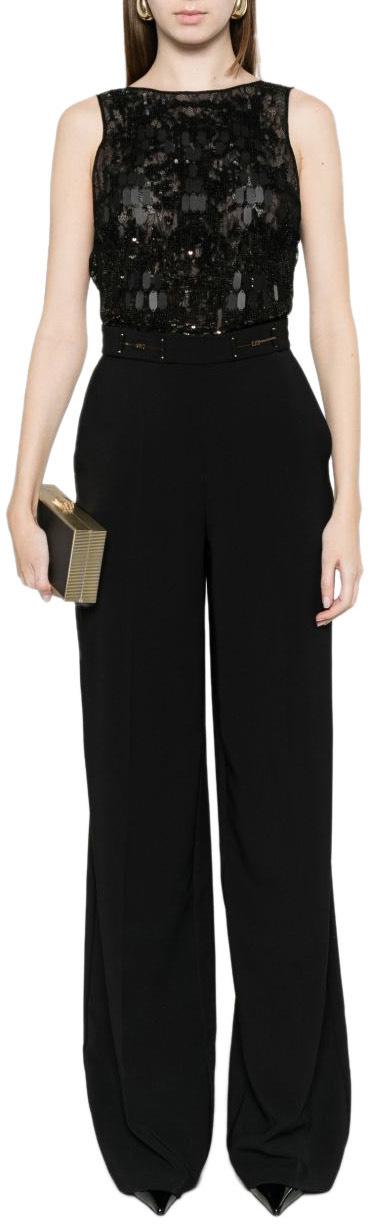 26SS 엘리자베타프랜치 점프수트 TU06662E2110 BLACK - ELISABETTA FRANCHI