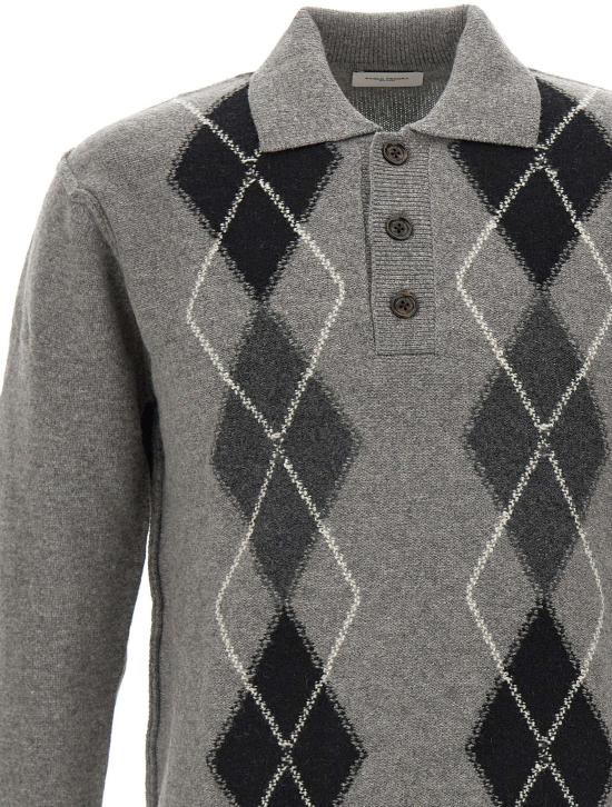 25FW Paolo Pecora 스웨터 A055F002U881 GREY - OTHER BRANDS