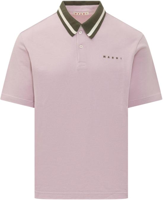 26SS 마르니 폴로 티셔츠 POMU0051LSUTC59900C20 PINK