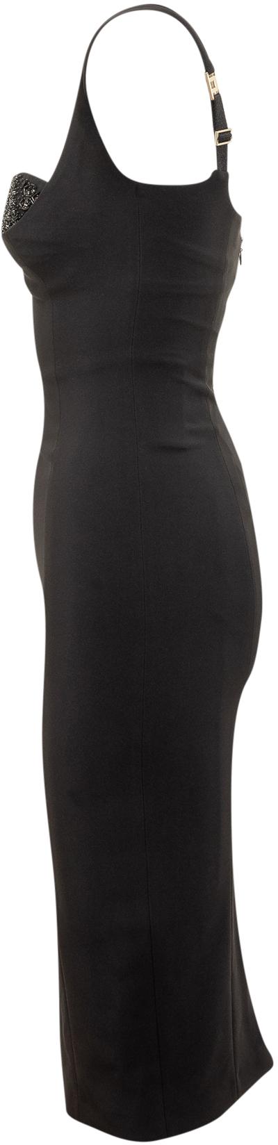 25FW 엘리자베타프랜치 미디 원피스 AB83557E2110 BLACK - ELISABETTA FRANCHI