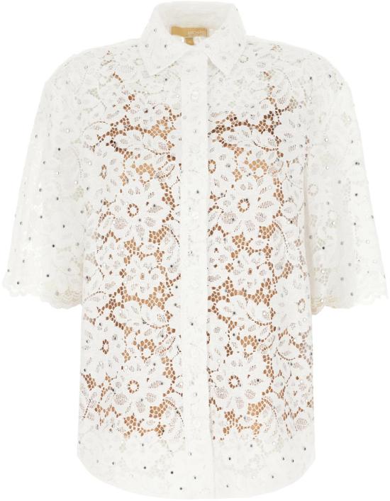 25SS 마이클 코어스 블라우스 MS540SXGTA100 WHITE