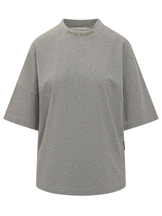25FW 팜앤젤스 반팔 티셔츠 PWAA07DF25JER0010858 LICHTGREY