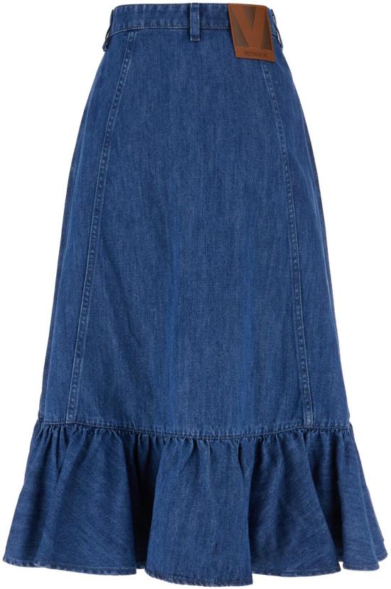25SS 발렌티노 가라바니 데님 스커트 6B3DD18L94C558 BLUE - VALENTINO GARAVANI