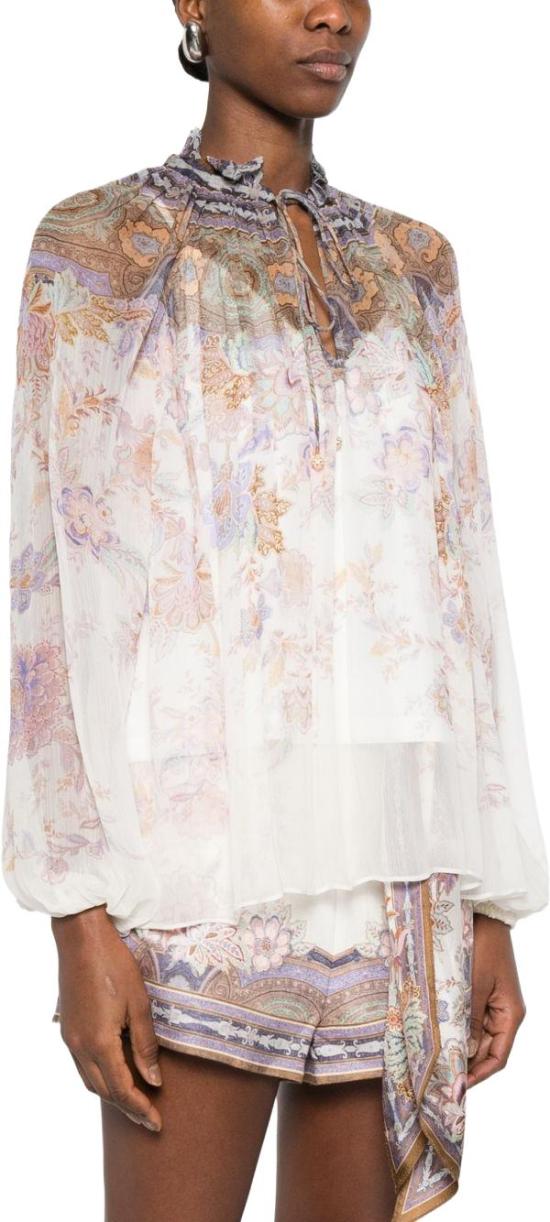 26SS 짐머만 블라우스 0991TS261CBPA BEIGE - ZIMMERMANN