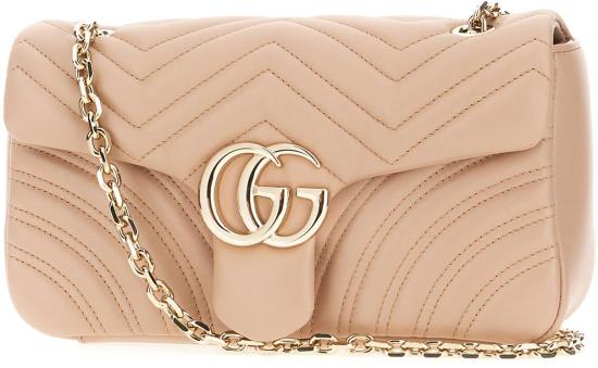 26SS 구찌 GG 마몽 미디엄 숄더백 837267AAE385753 PINK - GUCCI