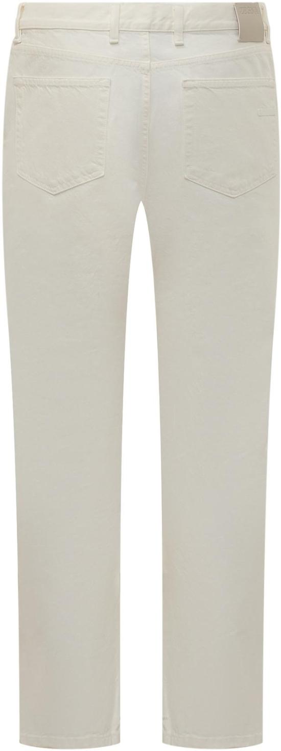 25FW 에르메네질도제냐 스트레이트 팬츠 UGIB9A2CITYN00 WHITE - ERMENEGILDO ZEGNA