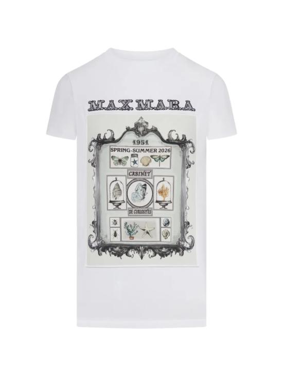 26SS 막스마라 스파디노 코튼 티셔츠 2611941062600 020 White
