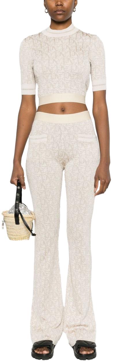  팜앤젤스 스트레이트 팬츠 PWHG026R24KNI0010361 WHITE - PALM ANGELS