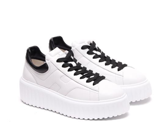 26SS 호간 H-스트라이프 스니커즈 HXW6450FC60 LE90001 White - HOGAN