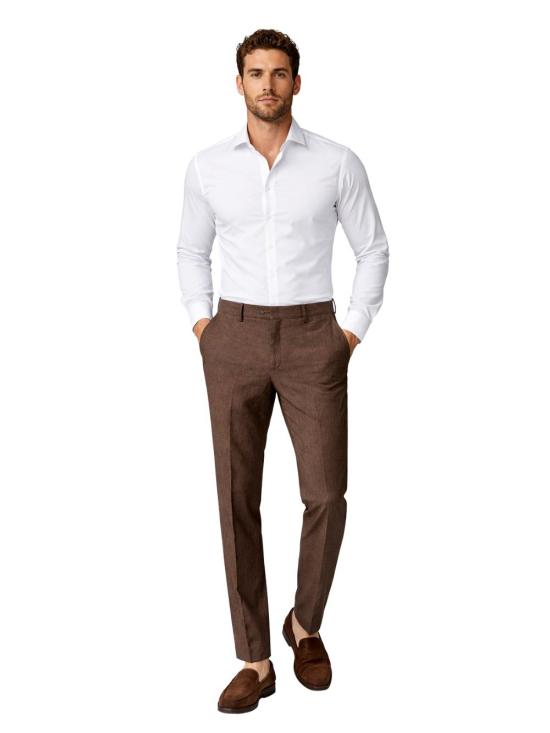 26SS 프랜지스 콜렉션 수트 팬츠 4C10EAUTXEEVUE 45 Marrone - FRANZESE COLLECTION