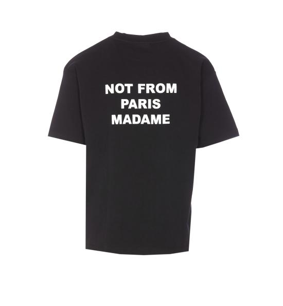 26SS 드롤드무슈 반팔 티셔츠 TS203 CO002BL Black - DROLE DE MONSIEUR