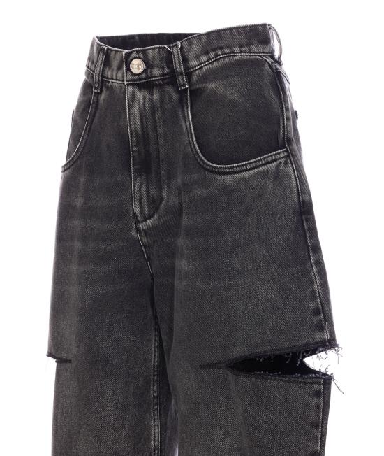 26SS 마르지엘라 컷아웃 진 S51LA0051 S30743965 Black - MAISON MARGIELA