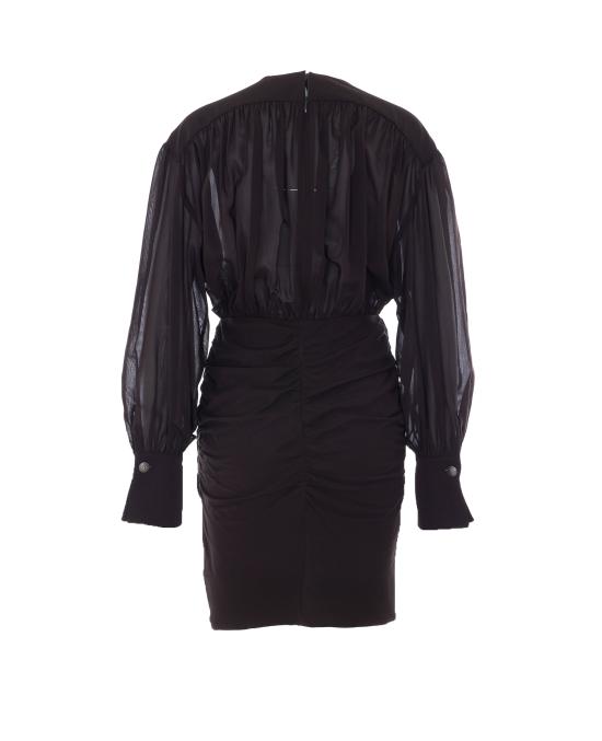 26SS 핑코 미디 원피스 106896 A3B2M04 Brown - PINKO