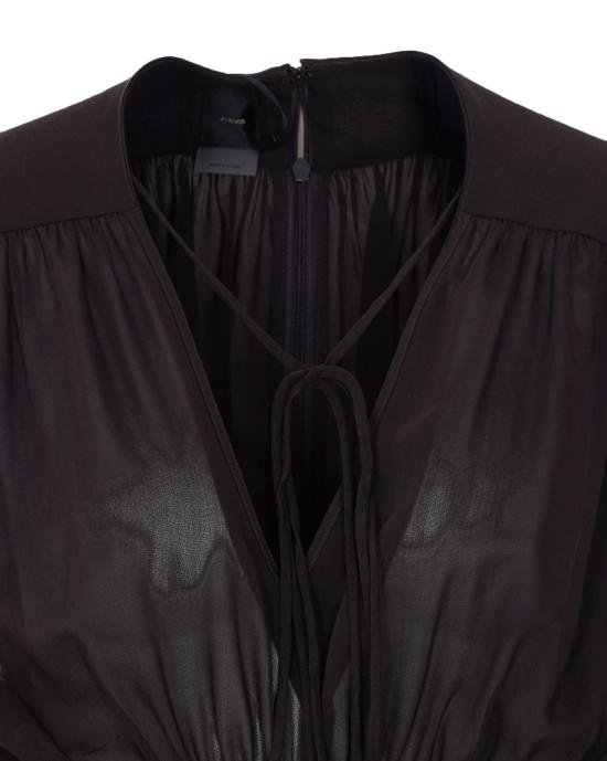 26SS 핑코 미디 원피스 106896 A3B2M04 Brown - PINKO