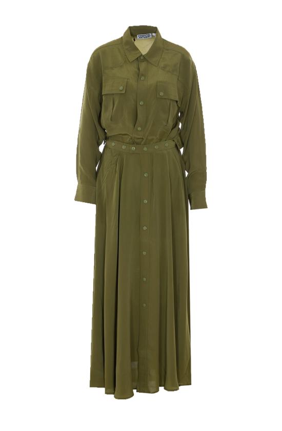 26SS 에센셜앤트워프 롱 원피스 JEBBA OM24 Green