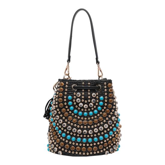 26SS 라캐리 토트백 161MEM601RSY BLA Black - LA CARRIE