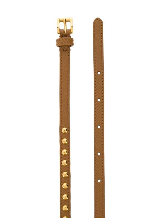 26FW 프라다 레귤러 벨트 1CM1412AWVF098L CUOIO ANTIQUE GOLD - PRADA