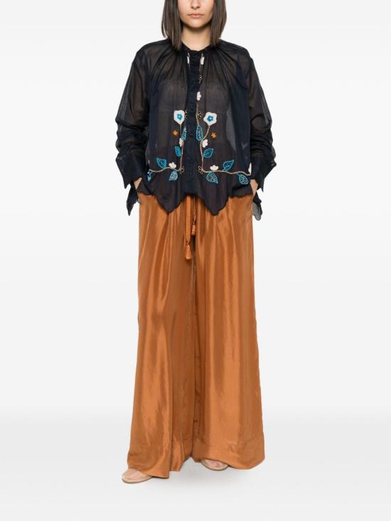 26SS 포르테포르테 블라우스 14851 MYSHIRTMIDNIGHT Mmarrone - FORTE FORTE