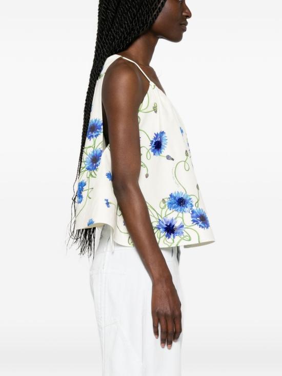 26SS 스텔라 맥카트니 민소매 티셔츠 6T0292 3HS3674320 Bianco - STELLA MCCARTNEY