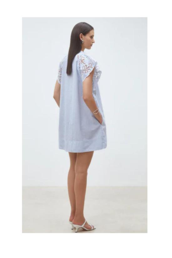  선쿠 숏 원피스 시지 드레스 - SUNCOO