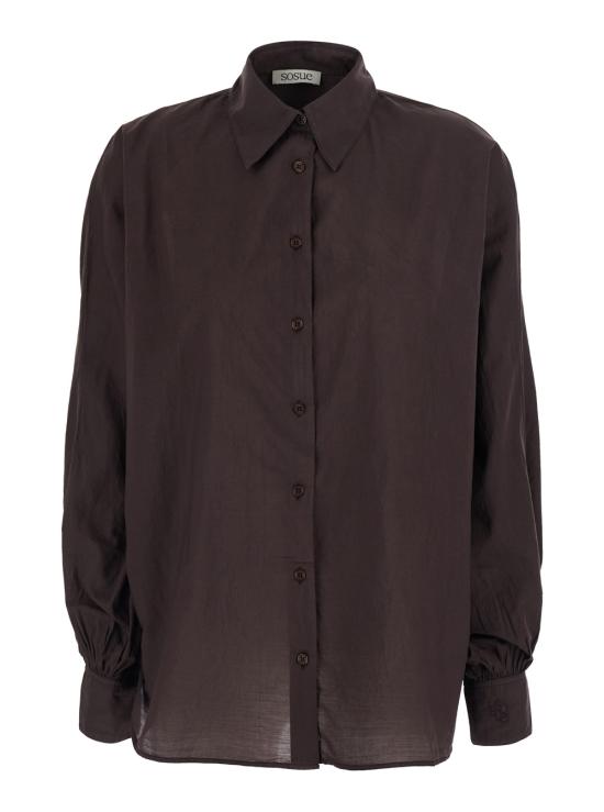 26SS 소수 블라우스 AS1007BROBROWN Brown