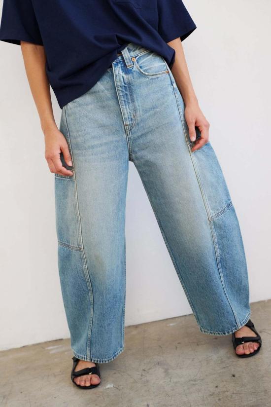  제이미 할러 데님 팬츠 더 크롭 페인터 - JAMIE HALLER