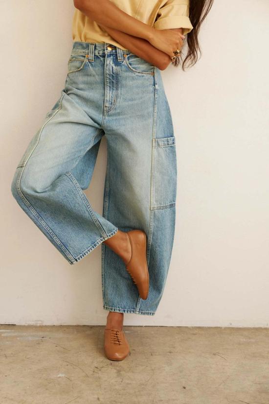  제이미 할러 데님 팬츠 더 크롭 페인터