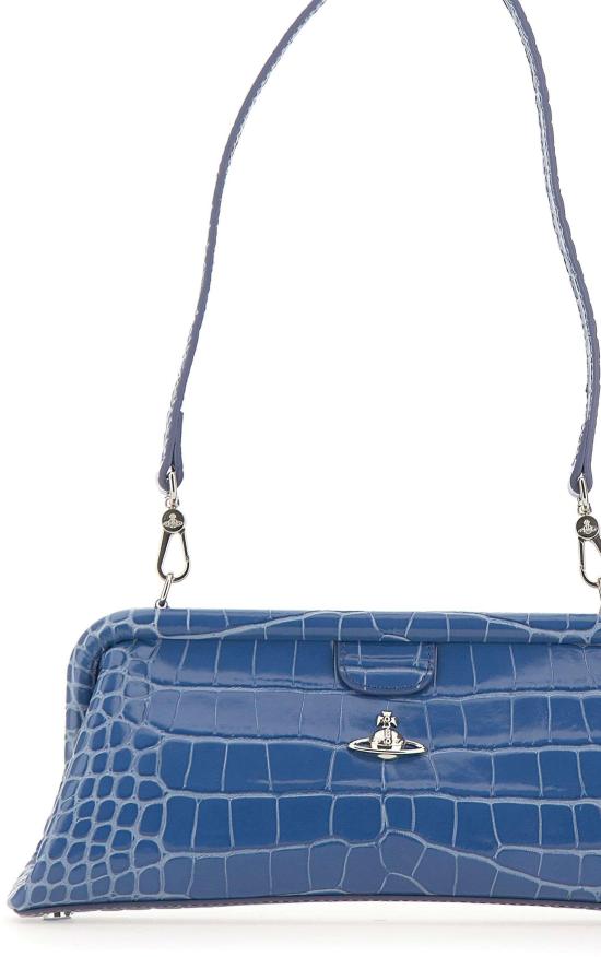 26SS 비비안웨스트우드 숄더백 4B01001EWL0098K403 BLUE - VIVIENNE WESTWOOD