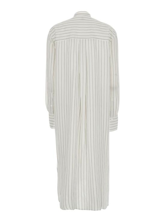 26SS 토템 롱 원피스 253WRT0579FB0439303 White - TOTEME