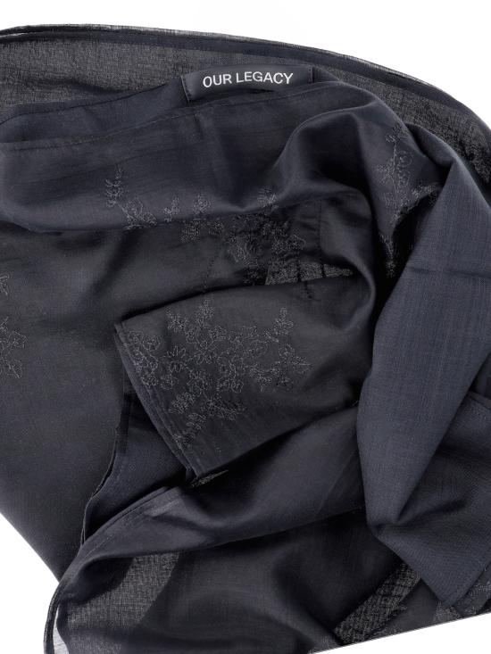 26SS 아워레가시 머플러/스카프 A2268DE ECLIPSE BLACK MERINO VOILE - OUR LEGACY