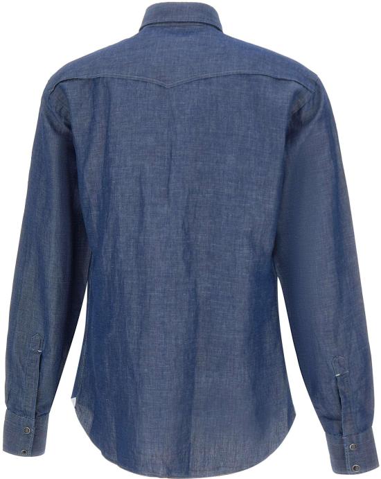 26SS 발바 데님 셔츠 WSU02P2054251U0001 BLUE - BARBA